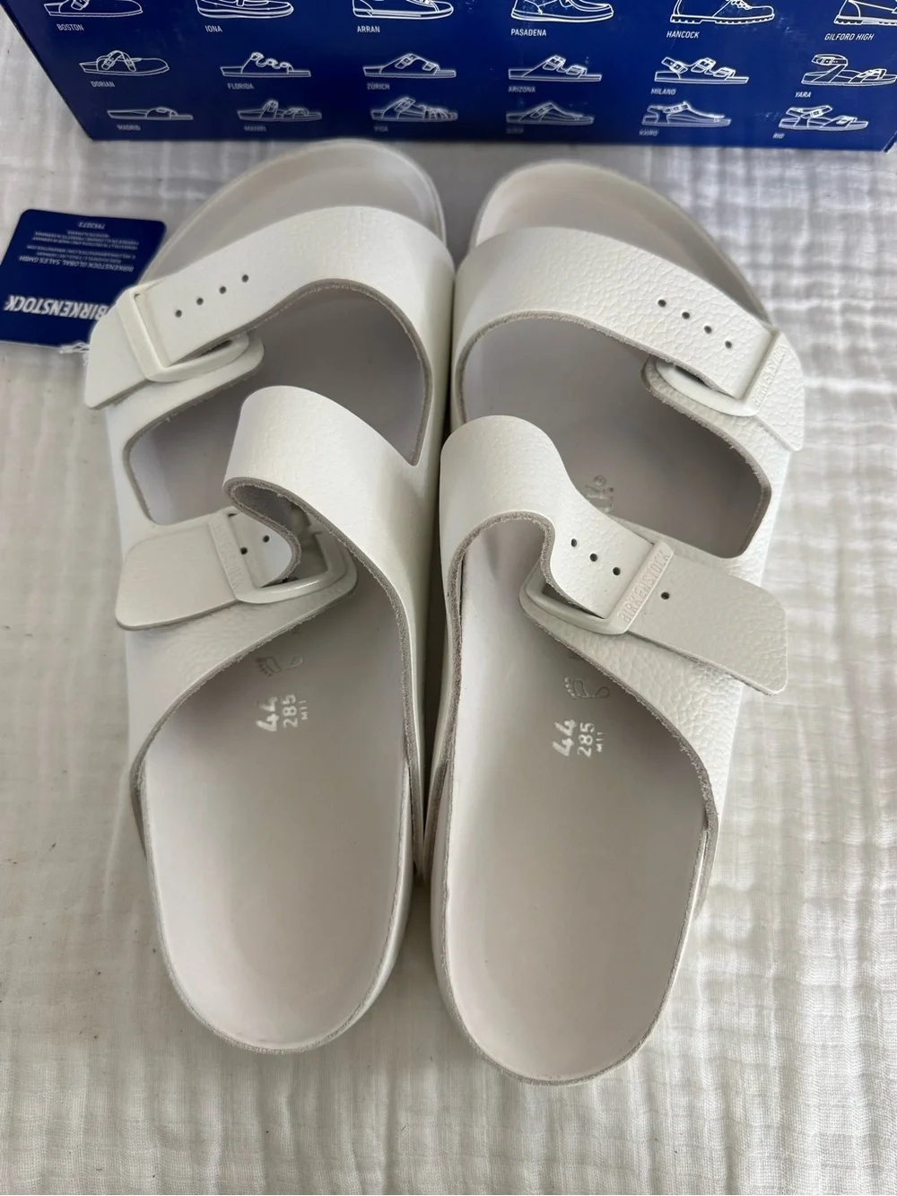 NWT Birkenstock Arizona Exquisite Leather Sandals Size 44 Regular/Wide